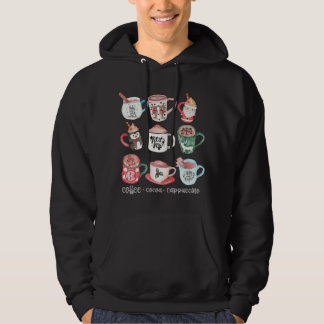 Funny Cute Christmas Mugs Drink Hot Cocoa Coffee C Hoodie