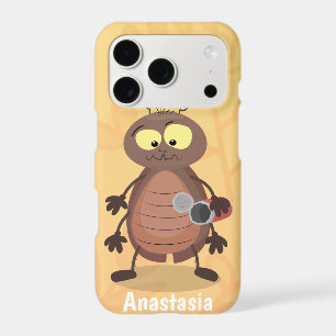 Funny cute cockroach cartoon character