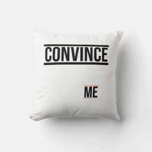Funny cute cool trendy design throw pillow
