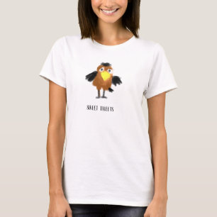 Funny Cute Crow Cartoon T-Shirt