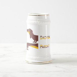 Funny cute dachshund for long dog parent beer stein