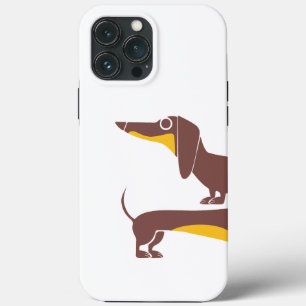 Funny cute dachshund for long dog parent iPhone 13 pro max case
