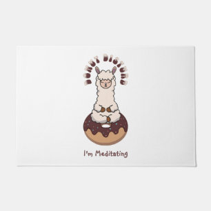 Funny Cute Doughnut Disturb Personalized  Doormat