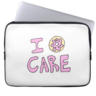 Funny Cute Doughnut Laptop Sleeve