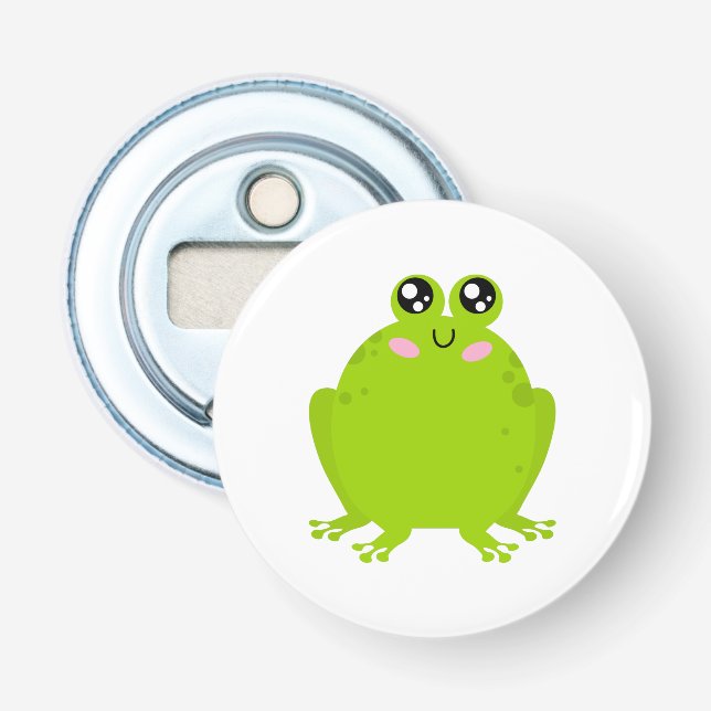 Funny Cute Frog Bottle Opener (Front)