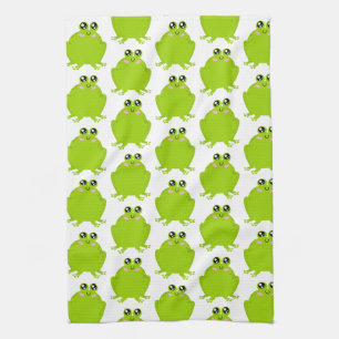 Funny Cute Frog Kitchen Towel