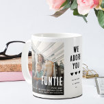 Funny Cute FUNTIE 2 Photo Auntie Christmas Coffee Mug<br><div class="desc">Create a keepsake gift for a fun aunt with this cute funny FUNTIE photo collage Coffee Mug. Simply upload two photographs of your choice and edit text to make it personal and unique.</div>