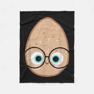 Funny Cute Good Egg Teacher Halloween Costume Food Fleece Blanket