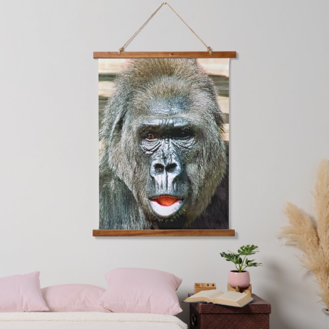FUNNY CUTE GORILLA HANGING TAPESTRY (Bedroom)