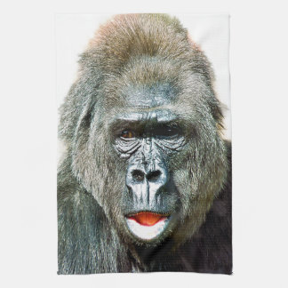 FUNNY CUTE GORILLA KITCHEN TOWEL
