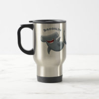 Funny cute Hammerhead shark cartoon