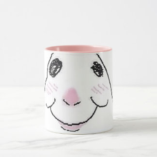 Funny cute hamster pink mug