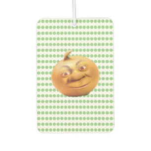 Funny Cute Happy Brown Onion Air Freshener