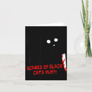 Funny Cute Kawaii Y Halloween Black Dog Instead Of Card