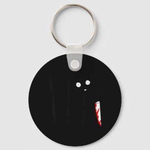 Funny Cute Kawaii Y Halloween Black Dog Instead Of Keychain