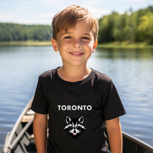 Funny Cute Mocking Toronto Raccoon Dark Color T-Shirt
