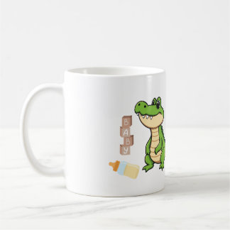 funny cute mug baby Crocodile