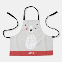 Funny cute polar bear personalized children's