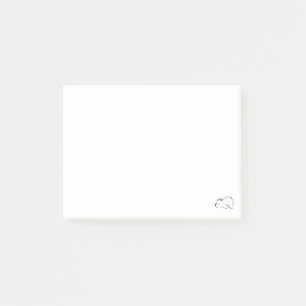 Funny Cute Polar Tired Sleeping Arctic Animal  Post-it Notes