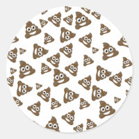 Funny Cute Poop Emoji Pattern