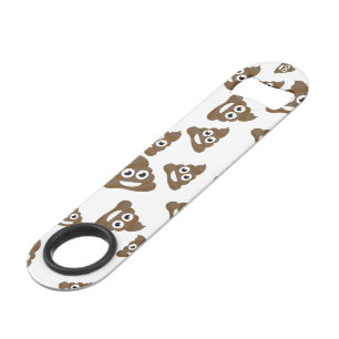 Funny Cute Poop Emoji Pattern Speed Bottle Opener