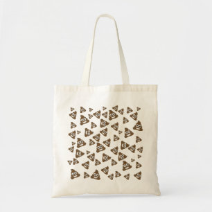 Funny Cute Poop Emoji Pattern Tote Bag