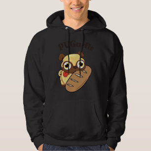 Funny Cute Pug Baguette Classic T-Shirt 124 Hoodie