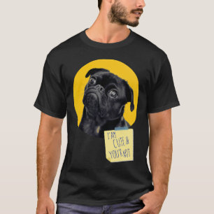 Funny cute Pug dog 123 T-Shirt