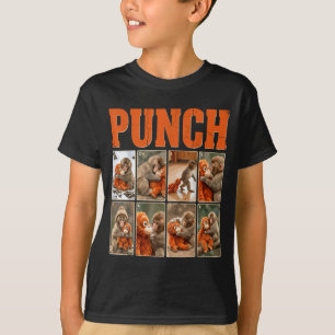 Funny cute punch monkey macaque meme japanese T-Shirt