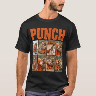 Funny cute punch monkey macaque meme japanese T-Shirt