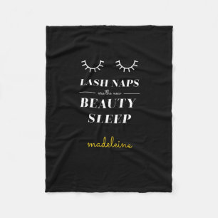 Funny Cute Quote Lash Nap Blanket