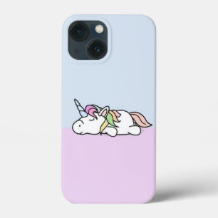 Funny Cute Rainbow Unicorn, Mamacorn, Unicorn mom iPhone 13 Mini Case