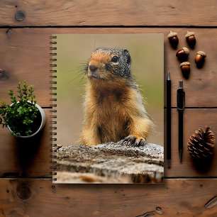 Funny Cute Saucy Columbian Ground Squirrel Notebook