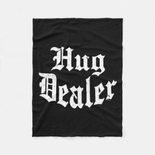 Funny Cute Sensitive Feet Hug Merchant Valentine's Fleece Blanket