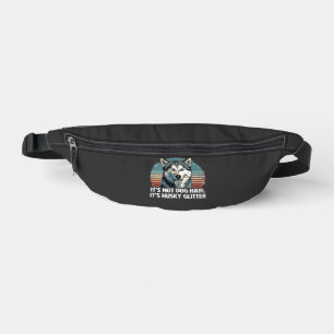Funny & Cute Siberian Husky Dog Glitter Classic T- Fanny Pack