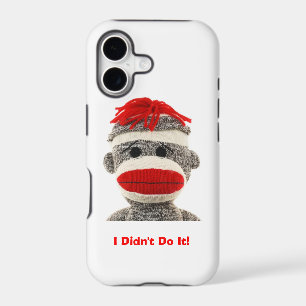 Funny & Cute Sock Monkey I Phone 5 case