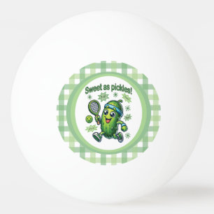 Funny Cute Sweet as Pickles Pickleball Ping Pong Ball