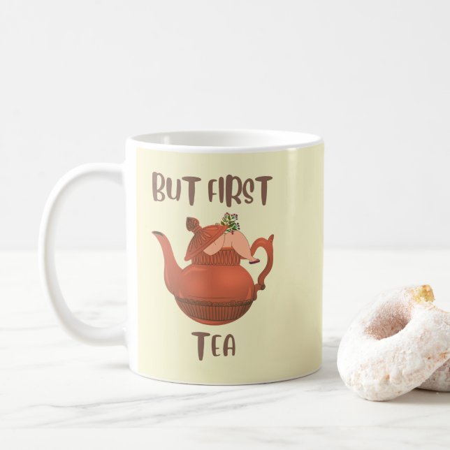 Funny Cute Tea Coffee Mug (With Donut)