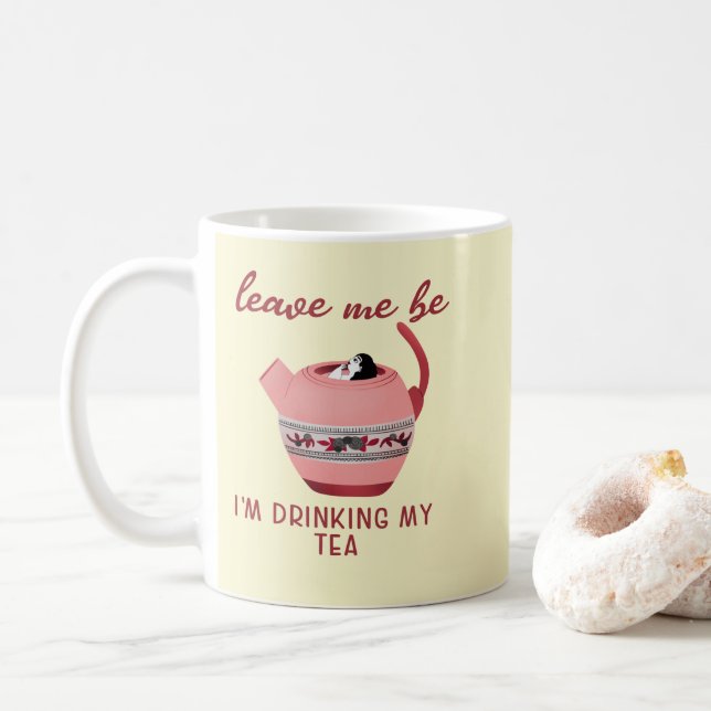 Funny Cute Tea Coffee Mug (With Donut)