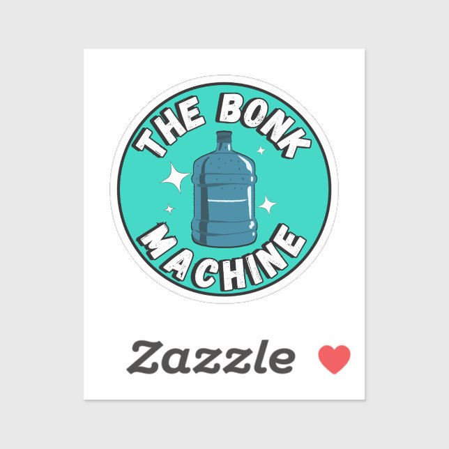 Funny Cute the bonk machine /Free Palestine design (Sheet)