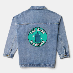 Funny Cute the bonk machine /Free Palestine design Denim Jacket