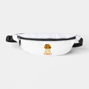 Funny Cute Turkey Family Matching Thanksgiving  Fanny Pack