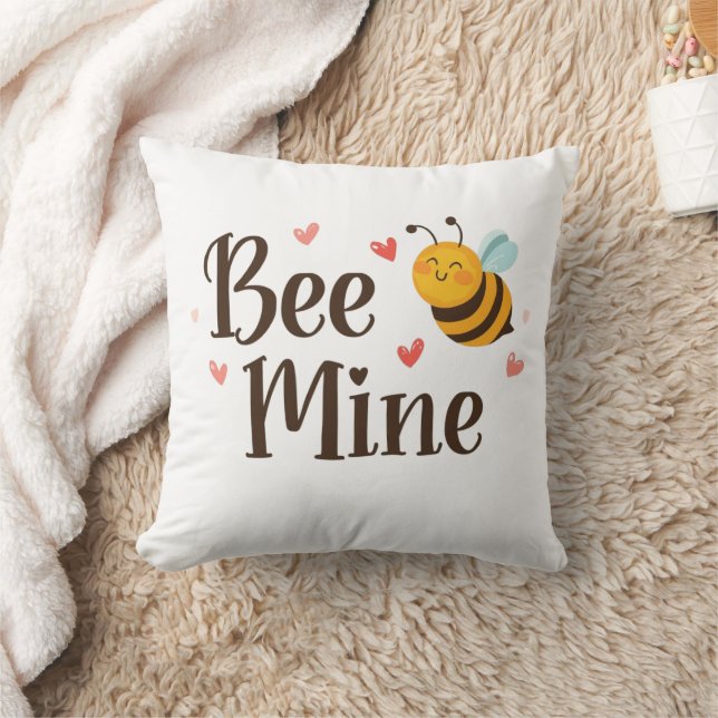 Funny & Cute Valentine’s Day Gift Throw Pillow (Blanket)