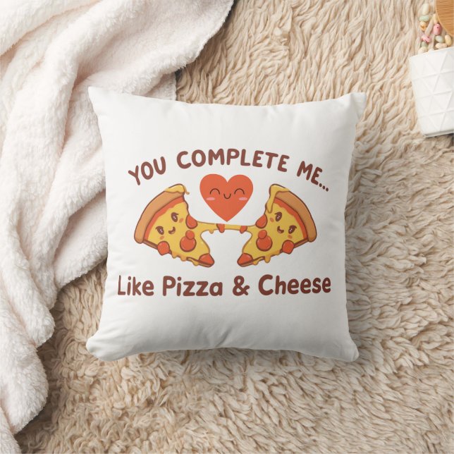 Funny & Cute Valentine’s Day Gift Throw Pillow (Blanket)