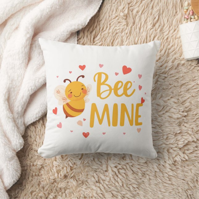 Funny & Cute Valentine’s Day Gift Throw Pillow (Blanket)