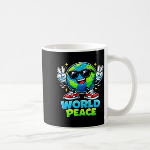 Funny Cute World Peace Spreading Kindness Movement Coffee Mug