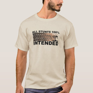 Funny Cycling All Stunts Intended Bike Biking T-Shirt