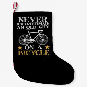 Funny Cycling Biker Humour Small Christmas Stocking