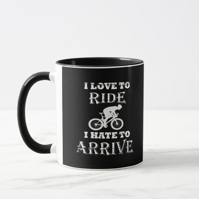 Funny cycling  mug (Left)