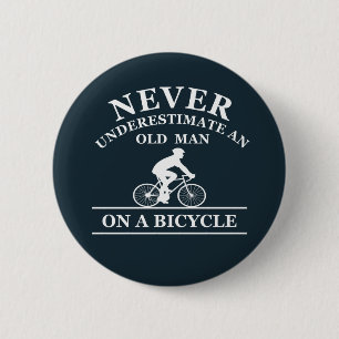 funny cycling quote 2 inch round button